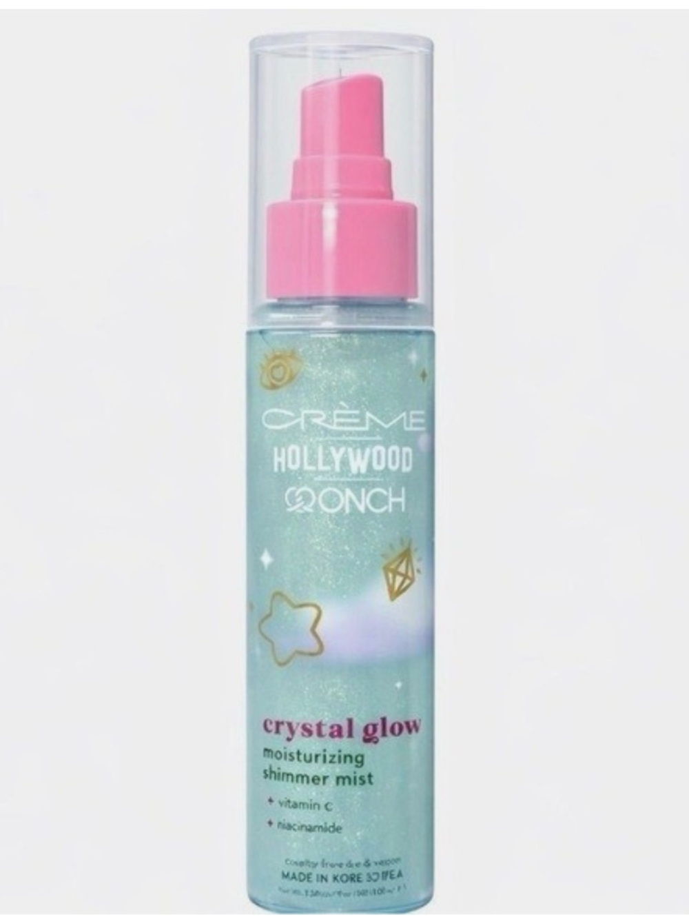 Crème Shop Hydrating Crystal Glow Mist — Iridescent Pink Cap